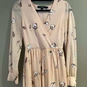 Soft Peach Floral Vero Moda Maxi Dress